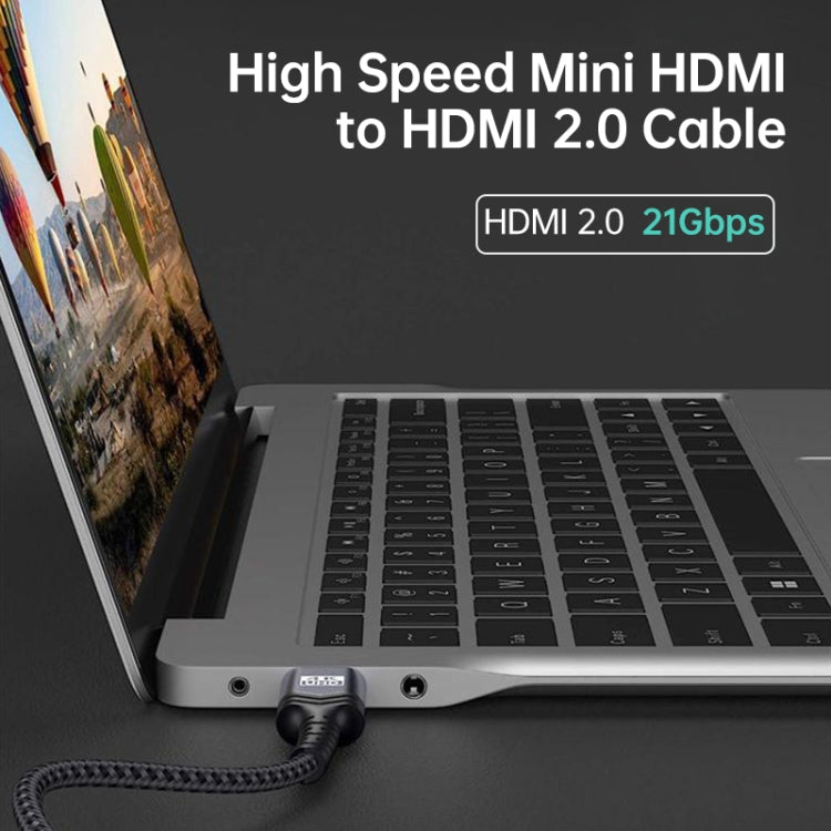 HDMI 2.0 Male to HDMI 2.0 Male 4K Ultra-HD Braided Adapter Cable