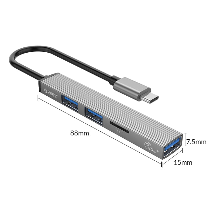 ORICO AH-12F 4 In 1 Type-C / USB-C to USB 3.0 HUB Docking Station