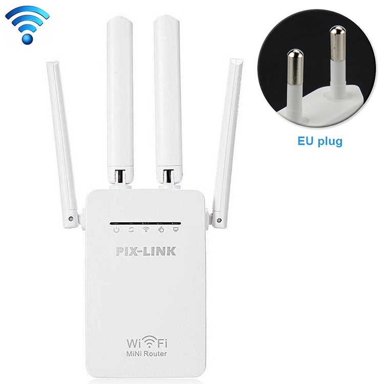 Wireless Smart WiFi Router Repeater with 4 WiFi Antennas