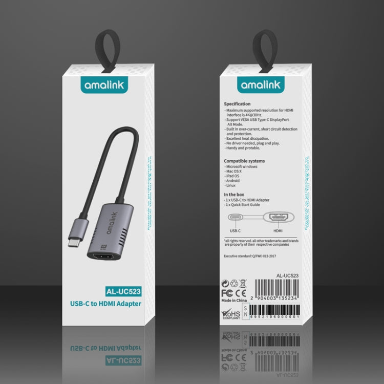 amalink UC523 Type-C / USB-C to HDMI Adapter