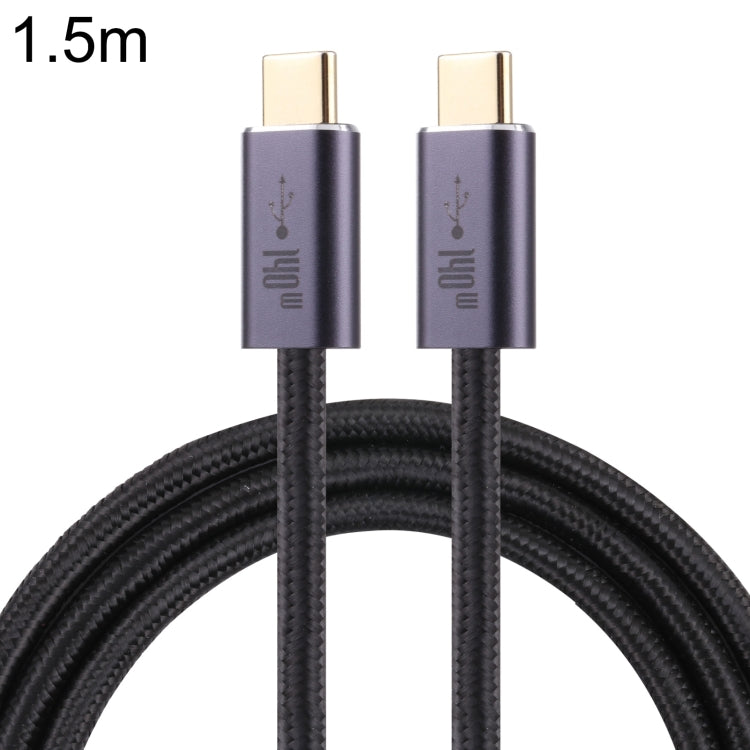 140W USB 2.0 USB-C / Type-C Male to USB-C / Type-C Male Braided Data Cable