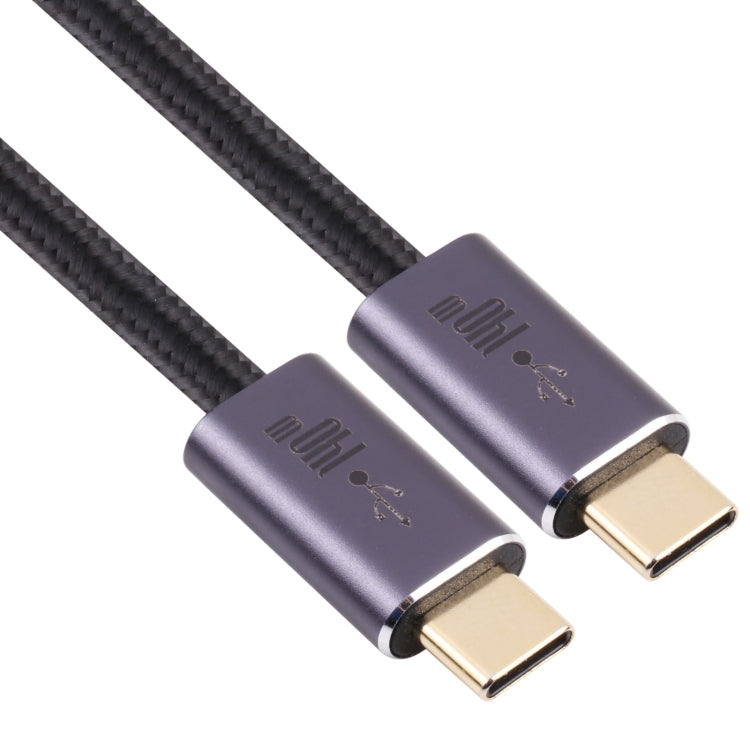 140W USB 2.0 USB-C / Type-C Male to USB-C / Type-C Male Braided Data Cable