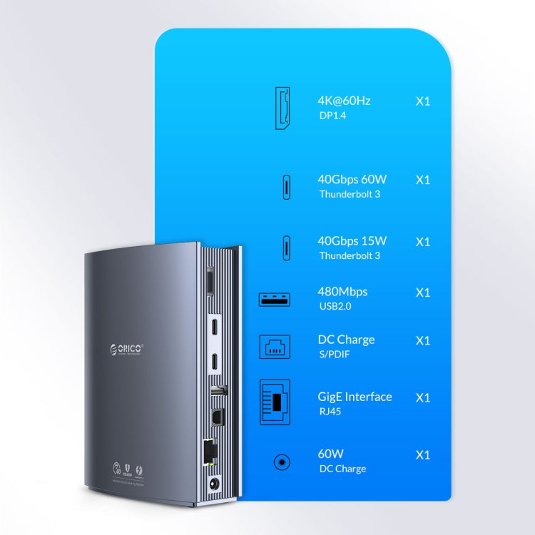 ORICO TB3-S3 Thunderbolt 3 Docking Station