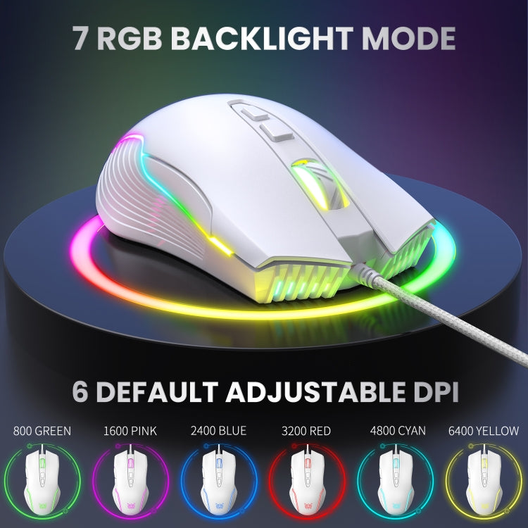 ONIKUMA CW905 RGB Lighting Wired Mouse