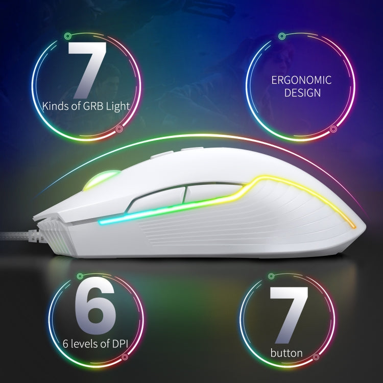 ONIKUMA CW905 RGB Lighting Wired Mouse