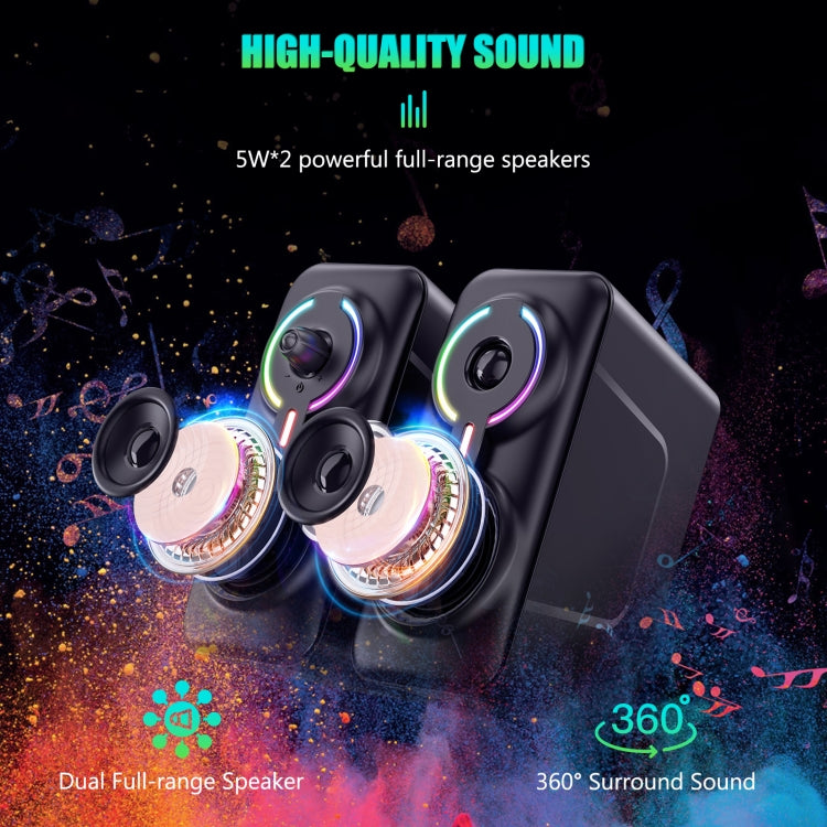 ONIKUMA L6 RGB Lighting Computer Audio with Bluetooth Function