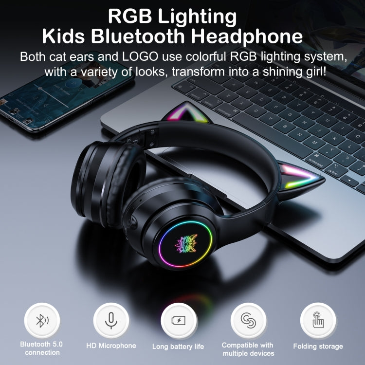 ONIKUMA B90 RGB Lighting Wireless Bluetooth Headphone