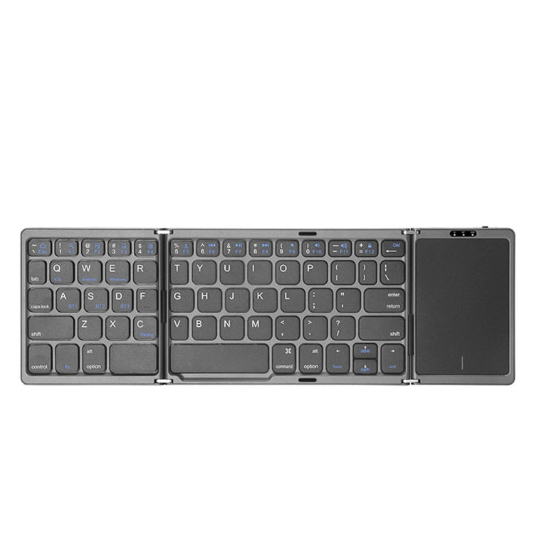 B089T Foldable Bluetooth Keyboard Rechargeable with Touchpad