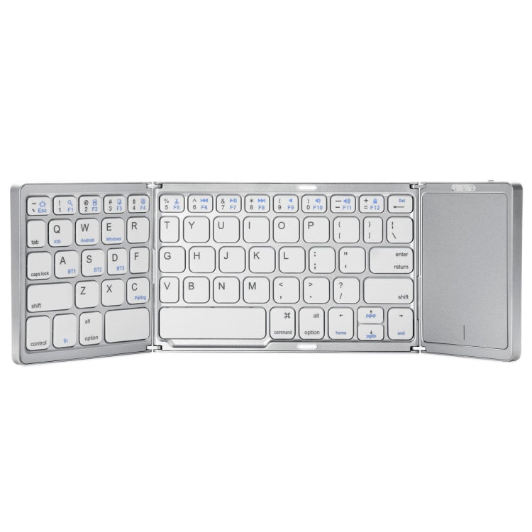 B089T Foldable Bluetooth Keyboard Rechargeable with Touchpad