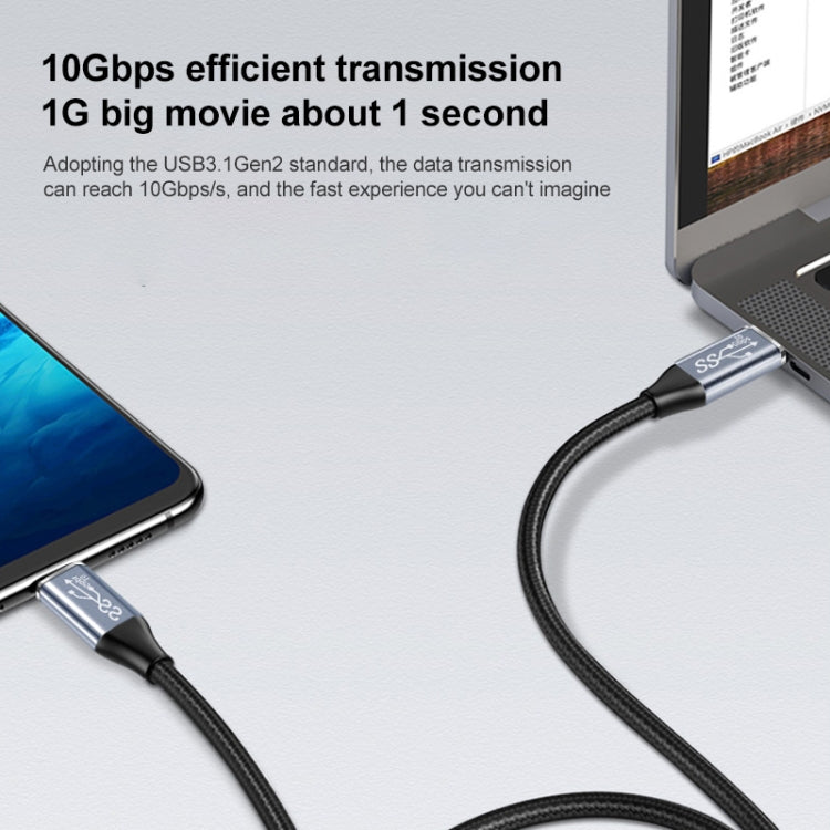 10Gbps USB-C / Type-C Male to Male Charging Data Transmission Cable