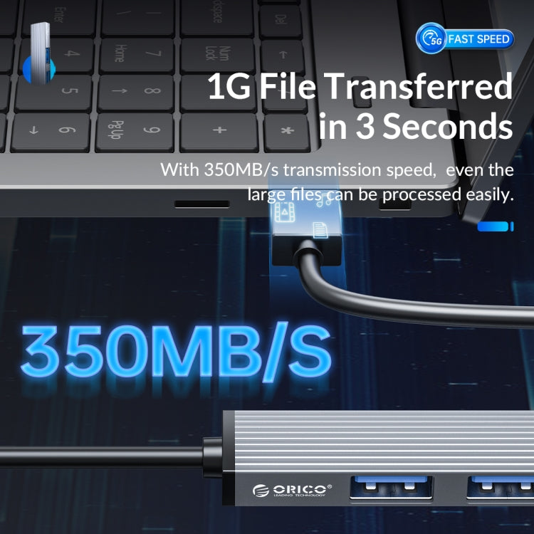 AH-A13 USB 3.0 x 1 + USB 2.0 x 3 to USB 3.0 HUB Adapter