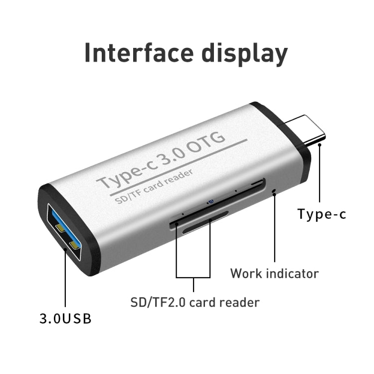 ADS-103 USB 3.0 Female Multifunctional OTG Card Reader