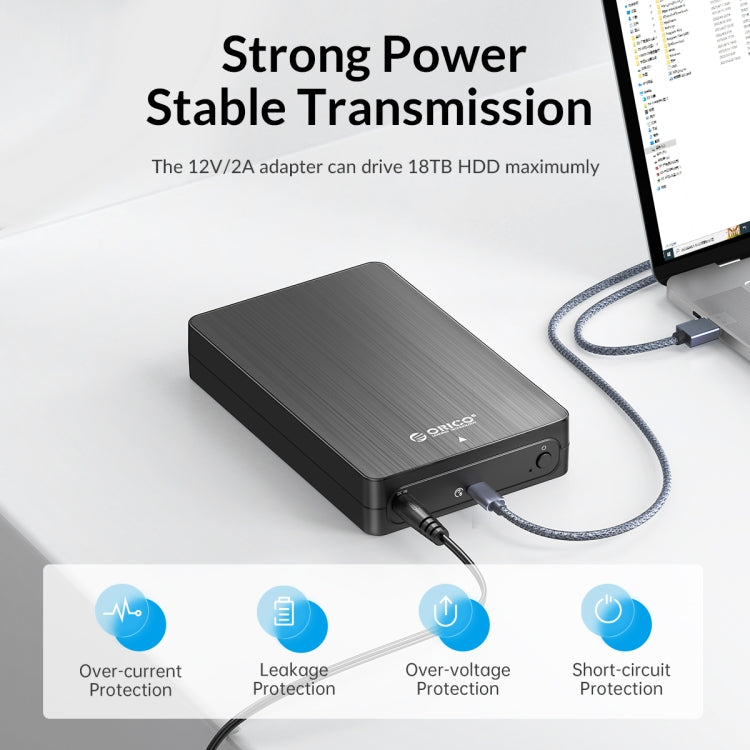 ORICO HM25C3 2.5 inch USB3.1 Gen1 Type-C Hard Drive Enclosure