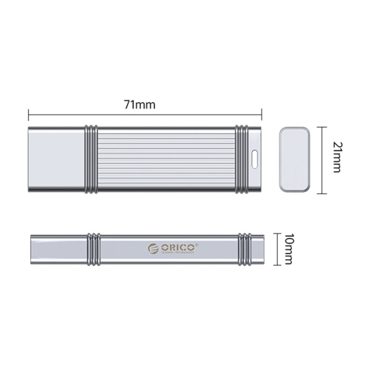 ORICO USB3.2 Gen1 USB Flash Drive, Read 260MB/s, Write 15MB/s