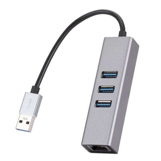 SL-030 千兆网卡USB转 RJ45+3个USB 3.0 转换集线器HUB