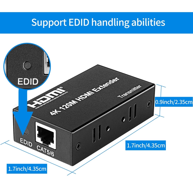 4K HDMI to RJ45 Network Extender, Transmission Distance: 200m