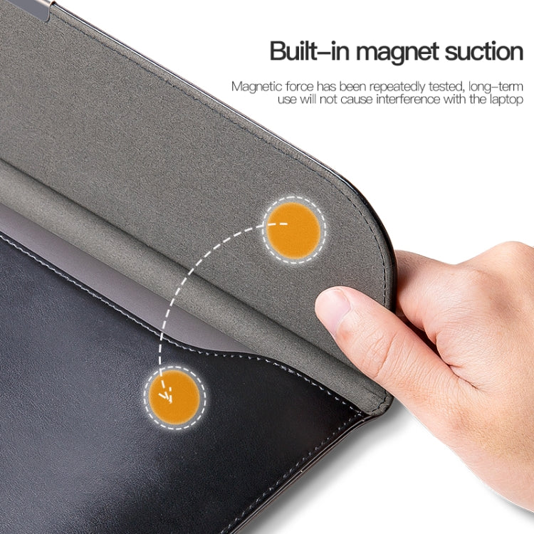 Ultra-thin Leather Laptop Sleeve