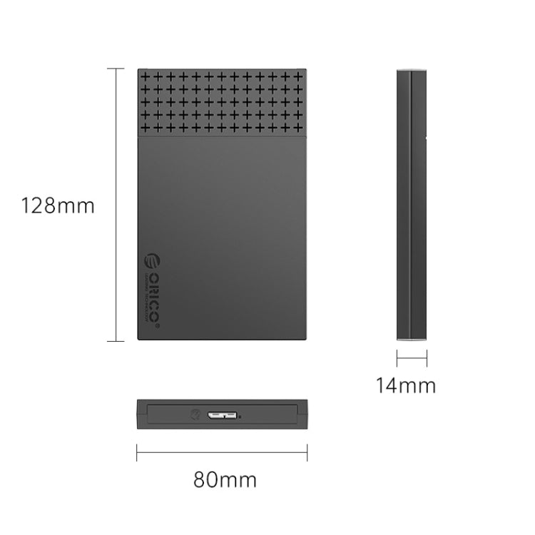 ORICO ORICO-2526U3-V1 2.5 inch USB 3.0 Micro-B Hard Drive Enclosure External Storage Case