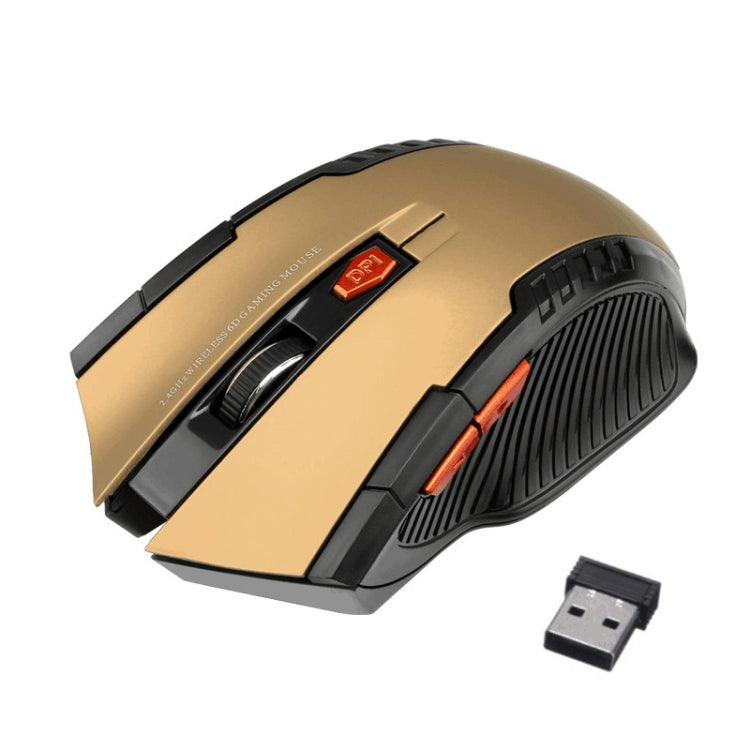 6-keys 2.4G 1600DPI Three-speed Adjustable Wireless Office Mouse