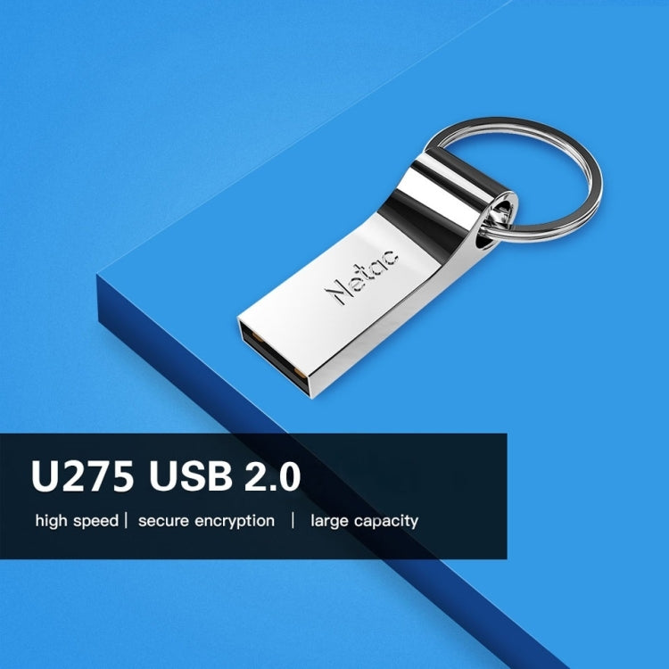 Netac U275 64GB USB 2.0 Secure Encryption Aluminum Alloy U Disk