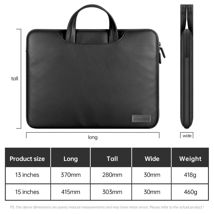 Waterproof PU Laptop Bag Inner Bag