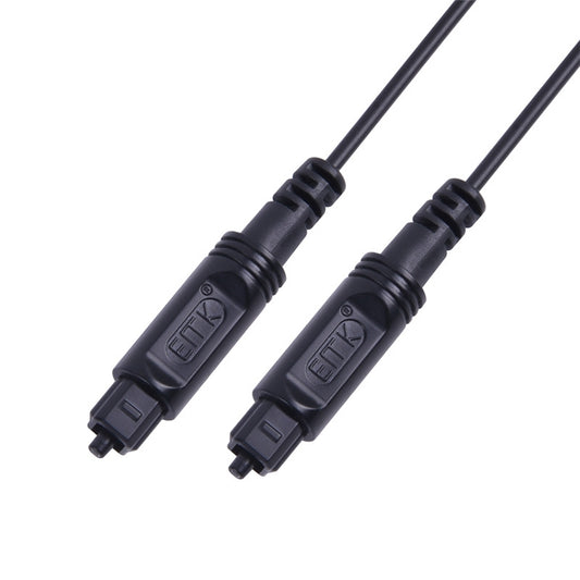 EMK Digital Audio Optical Fiber Cable Plastic Speaker Balance Cable, Series 2