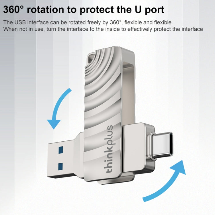 Lenovo Thinkplus MU232 USB 3.2 + USB-C / Type-C Dual Head Flash Drive