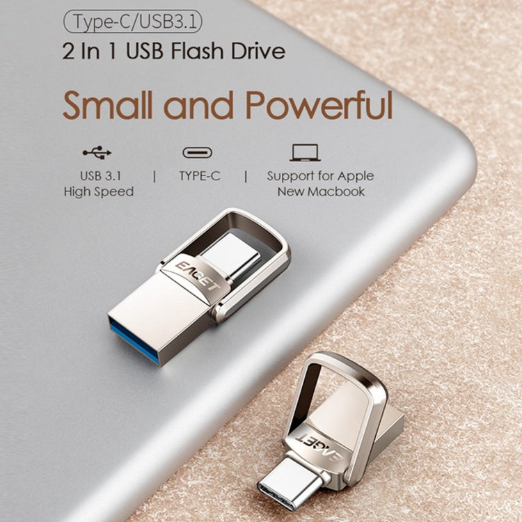 USB 3.1 + USB-C Interface Metal Twister Flash U Disk, with Micro USB OTG Adapter