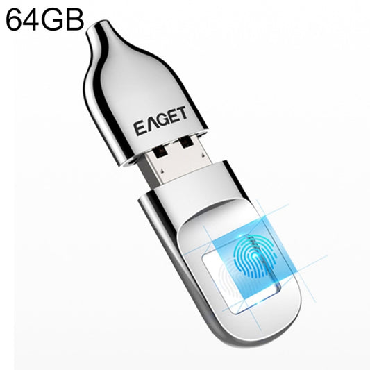 USB 2.0 Interface Metal Flash U Disk with Fingerprint Identification