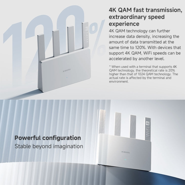 Xiaomi Router BE3600 WiFi7 2.5G Port Dual Band, US Plug