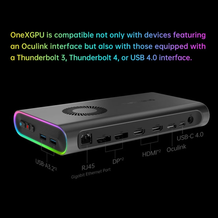 ONE-NETBOOK OneXGPU AMD Radeon RX 7600M XT 8GB Portable Expansion Dock