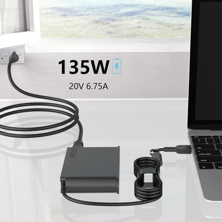 135W 20V 6.75A Laptop Notebook Power Adapter For Lenovo Big Square USB