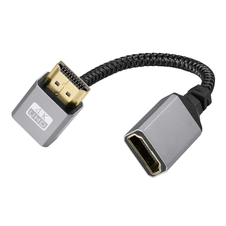 HDMI Male to Female 4K UHD Extension Cable Computer TV Adapter, Length: 20cm