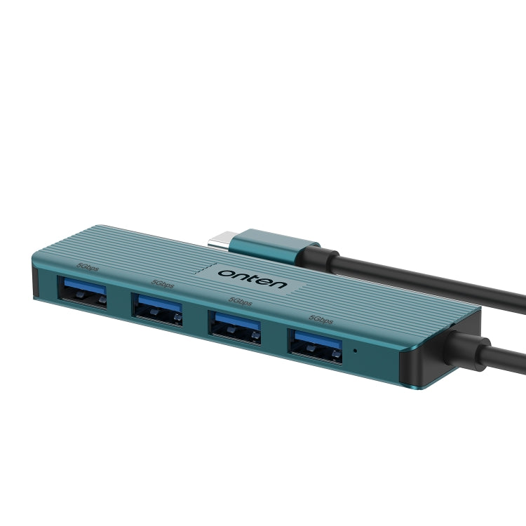 Onten UC621 5Gbps USB-C / Type-C to USB 3.2 Gen1 4 in 1 Multi-function HUB Docking Station