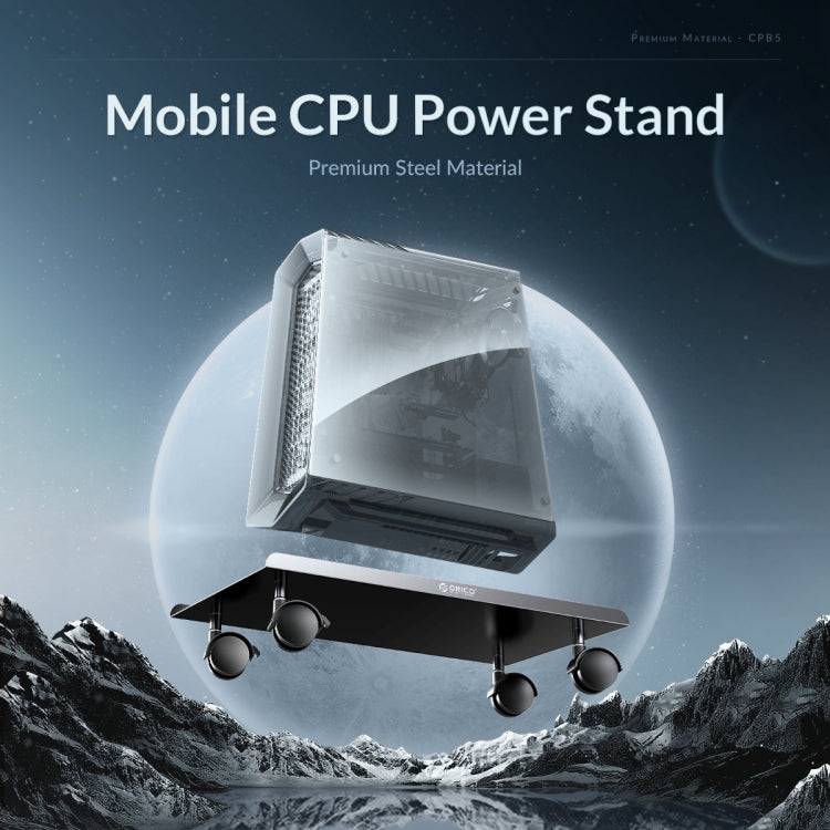 ORICO CPB5-BK-BP Mobile CPU Power Stand Computer Host Bracket