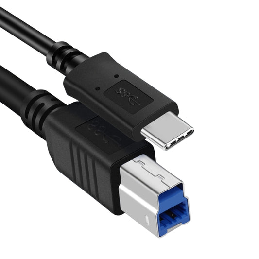 USB-C / Type-C3.1 to USB3.0 Male Square Port Printer Extension Data Cable