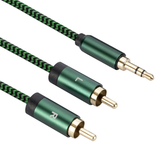 3.5mm Male to 2 RCA Male Audio Cable Amplifier Connector