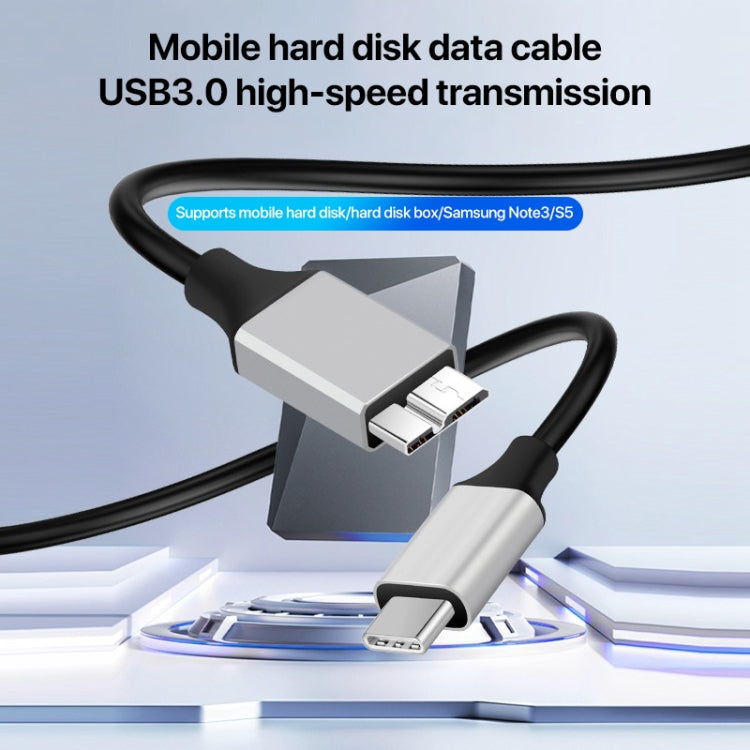 USB-C / Type-C 3.0 to Micro B Mobile Hard Disk Adapter Cable