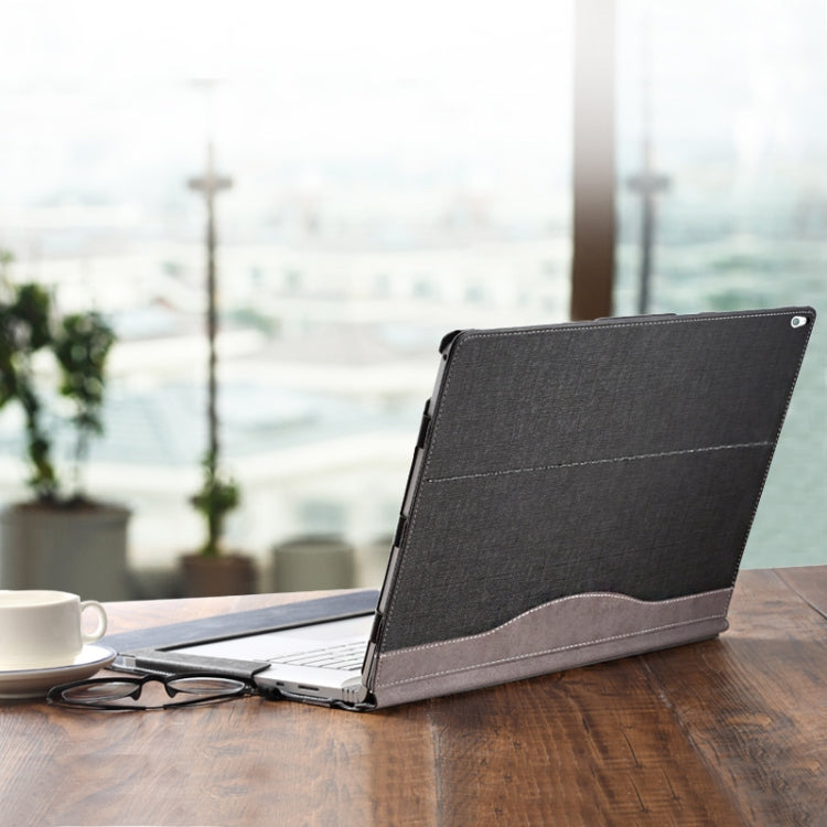 PU Leather Laptop Protective Case with Screen Stand