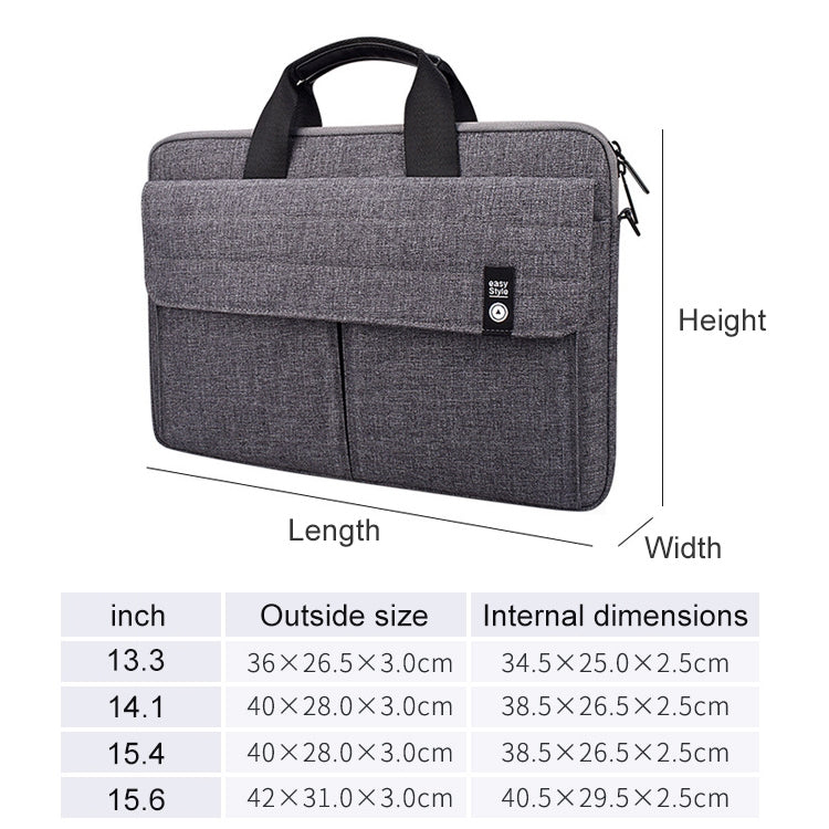 ST08 Handheld Briefcase Carrying Storage Bag without Shoulder Strap