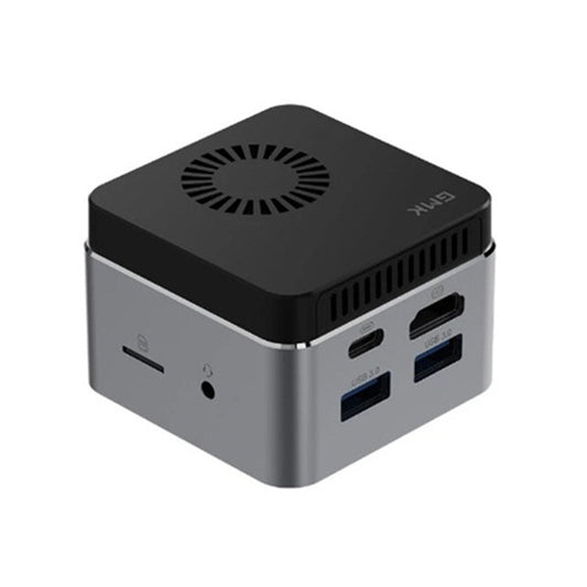 GMK NucBox Windows 10 System Mini PC, Intel Celeron J4125 Quad Core 64bit 14nm 2GHz-2.7GHz, Support WiFi & Bluetooth & RJ45,