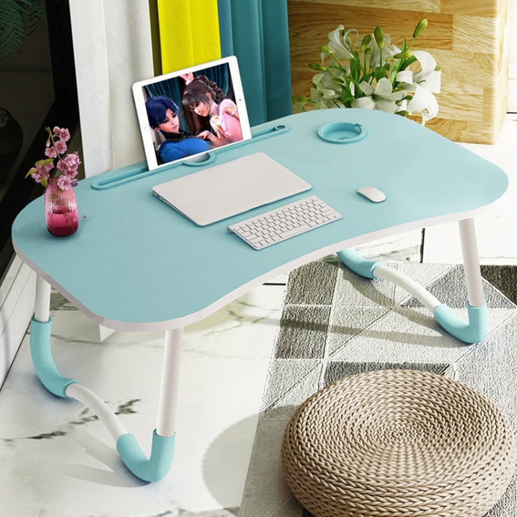 Foldable Non-slip Laptop Desk Table Stand with Card Slot & Cup Slot