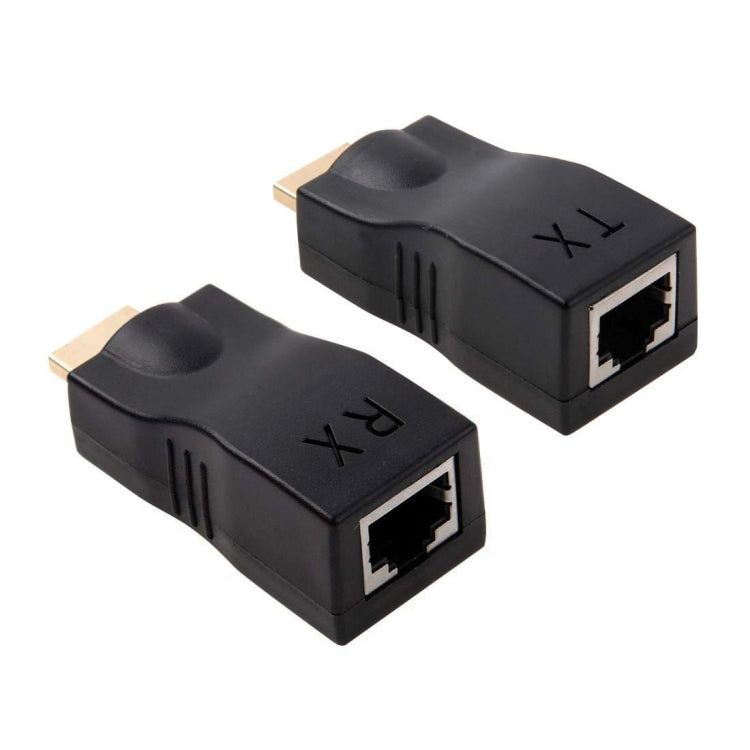 HDMI to RJ45 Extender Adapter (Receiver & Transmitter)  by Cat-5e/6 Cable, Support HDCP, Transmission Distance: 30m