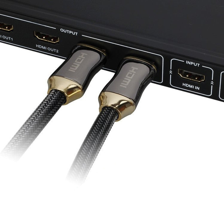 1m Metal Body HDMI 2.0 High Speed HDMI 19 Pin Male to HDMI 19 Pin Male Connector Cable