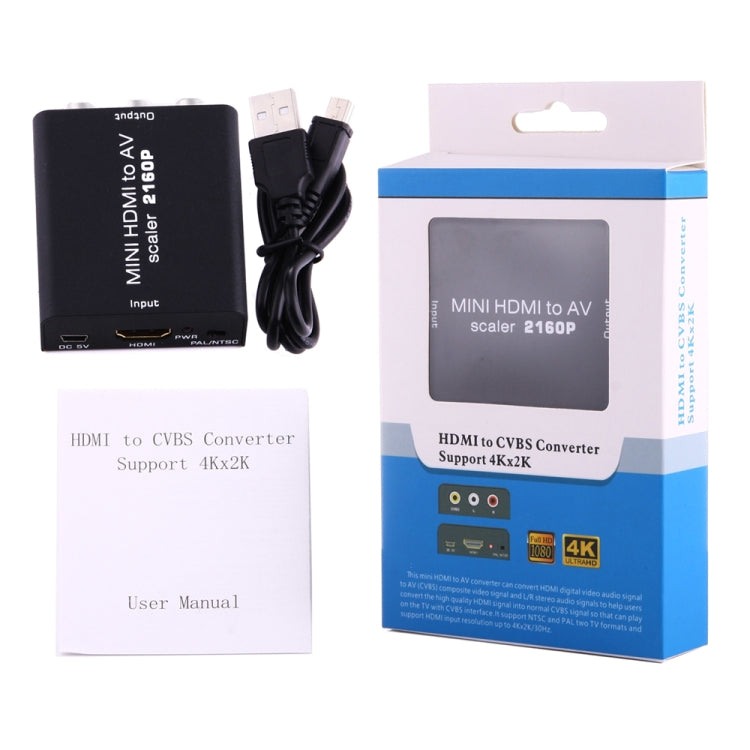 Mini HDMI to AV / CVBS Composite Video Signal Converter