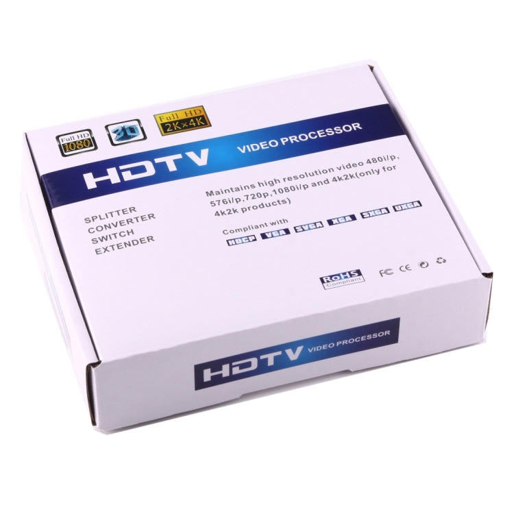 1080P HD HDMI to YPbPr Video and R/L Audio Adapter Converter