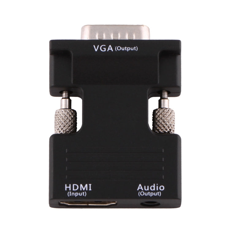 HDMI Female to VGA Male Converter with Audio Output Adapter for Projector, Monitor, TV Sets