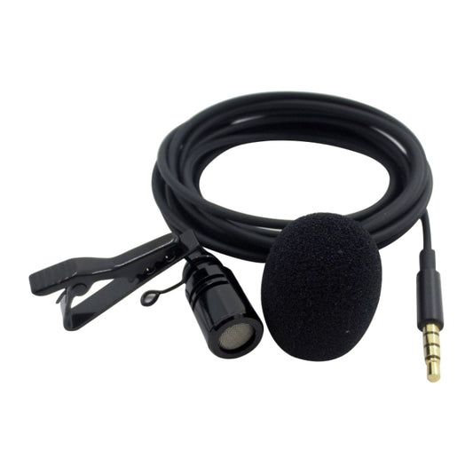 ZS0154 Recording Clip-on Collar Tie Mobile Phone Lavalier Microphone, Cable length: 2.5m