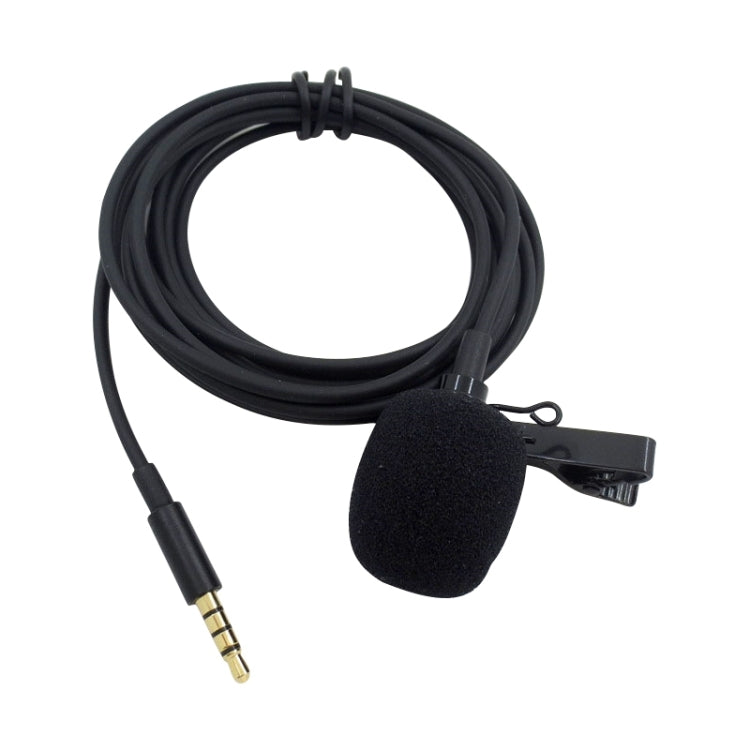 ZS0154 Recording Clip-on Collar Tie Mobile Phone Lavalier Microphone, Cable length: 2.5m