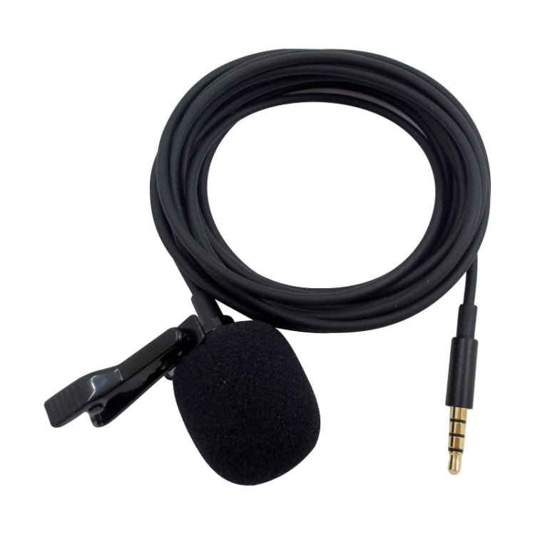 ZS0154 Recording Clip-on Collar Tie Mobile Phone Lavalier Microphone, Cable length: 2.5m